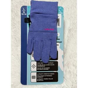 HEAD Girls touchscreen Gloves with silicone palms Purple sz LG 10-14